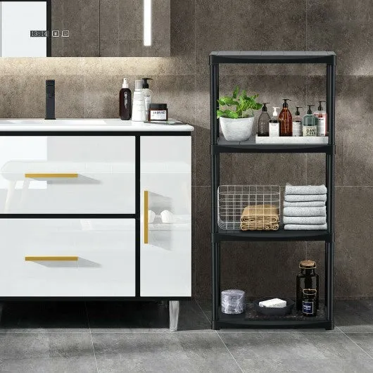 24'' x 12'' x 52.5'' 4-tier Storage Shelf Rack for Garage Kitchen